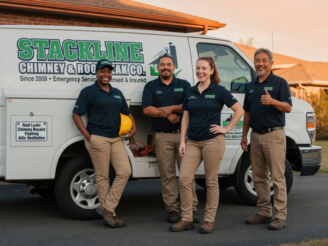 Chimney flashing repair company in Hartville, OH